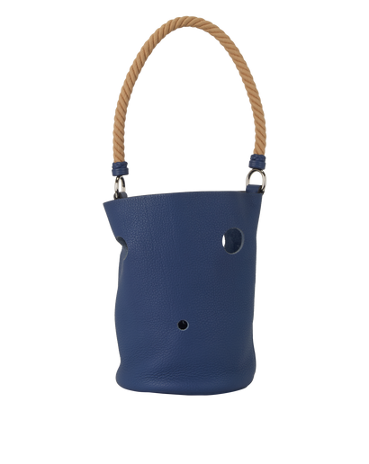 Mangeoire PM In Taurillon Clemence Pacific Blue, &pound;750, Handbags, Blue, Leather, Front view